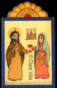 Christ and the woman at the well